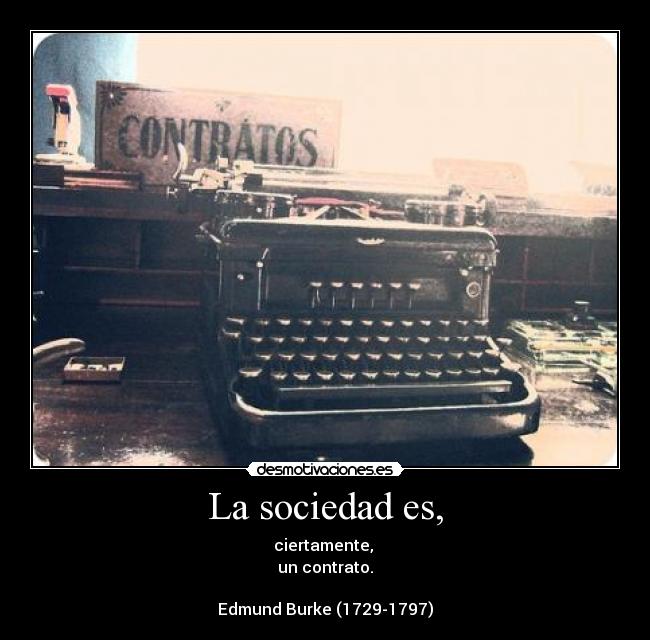 La sociedad es, - 