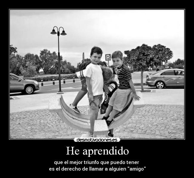 He aprendido - 