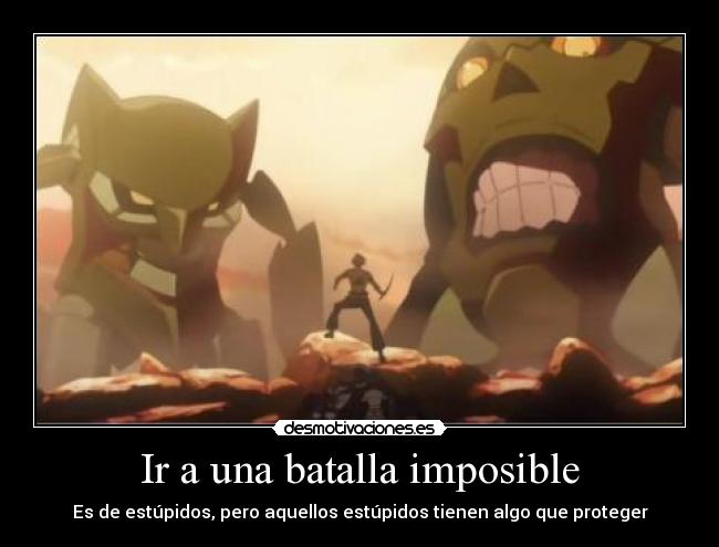 carteles imposible kamina esta loco carteles gurren lagann desmotivaciones