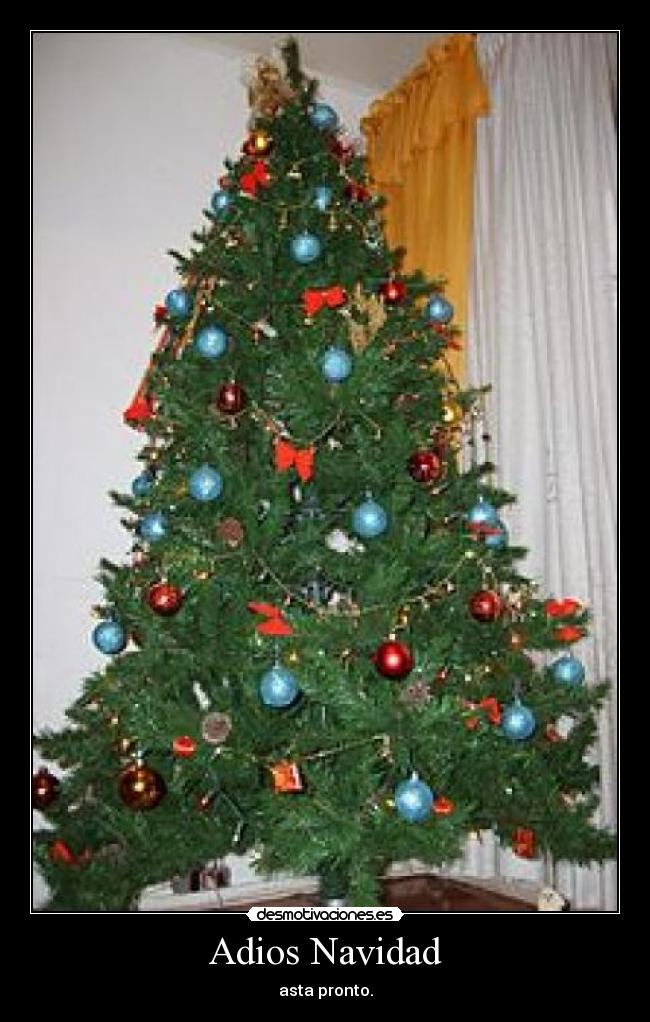 Adios Navidad - asta pronto.