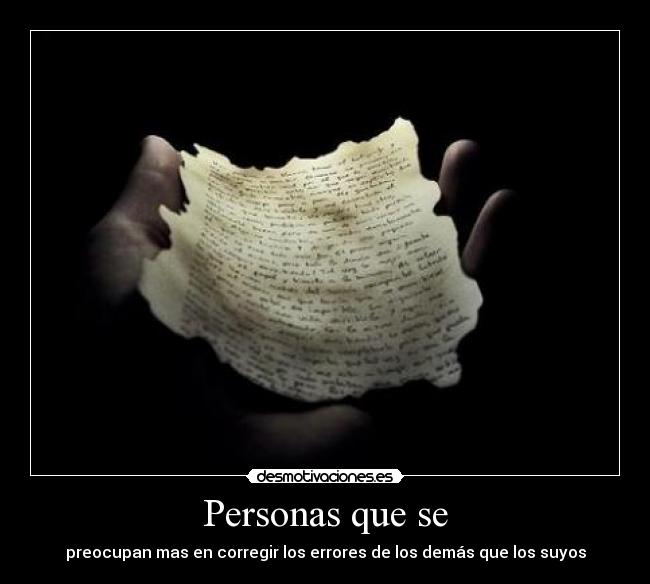 Personas que se -