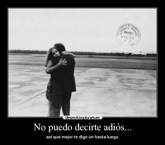 carteles puedo decirte adios asi que mejor digo hasta luego desmotivaciones