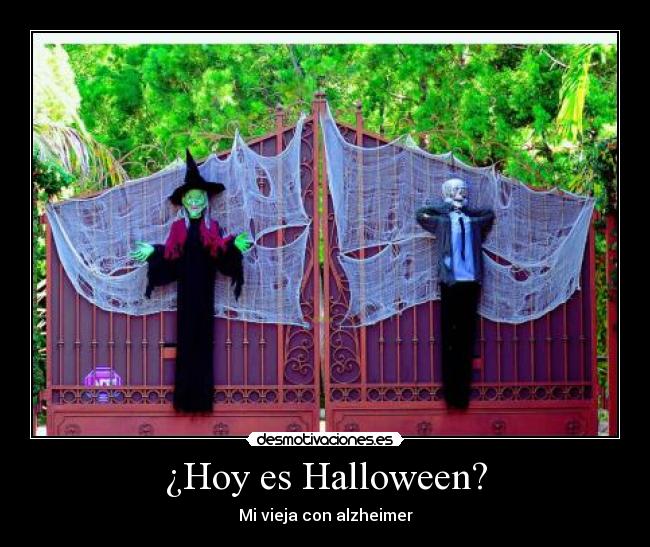 ¿Hoy es Halloween? -