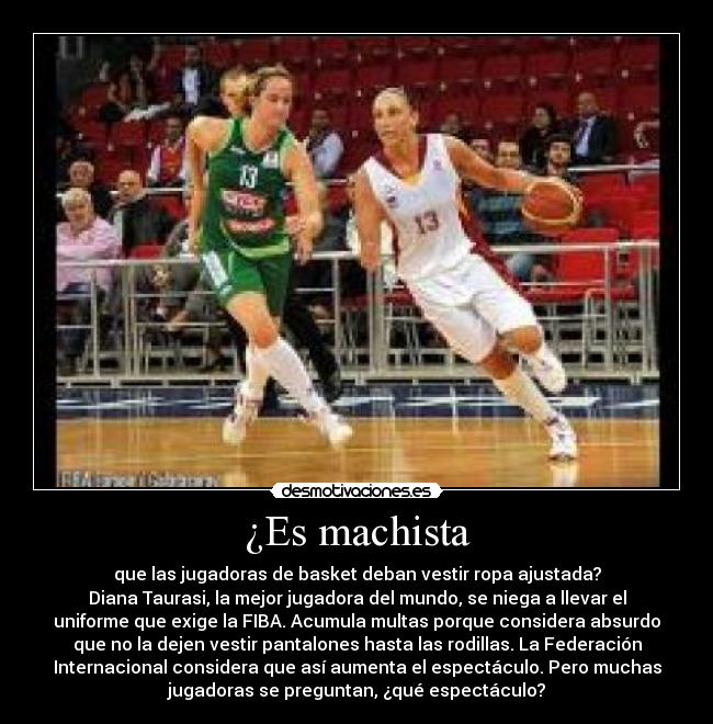 ¿Es machista -