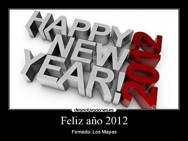 Feliz año 2012 -