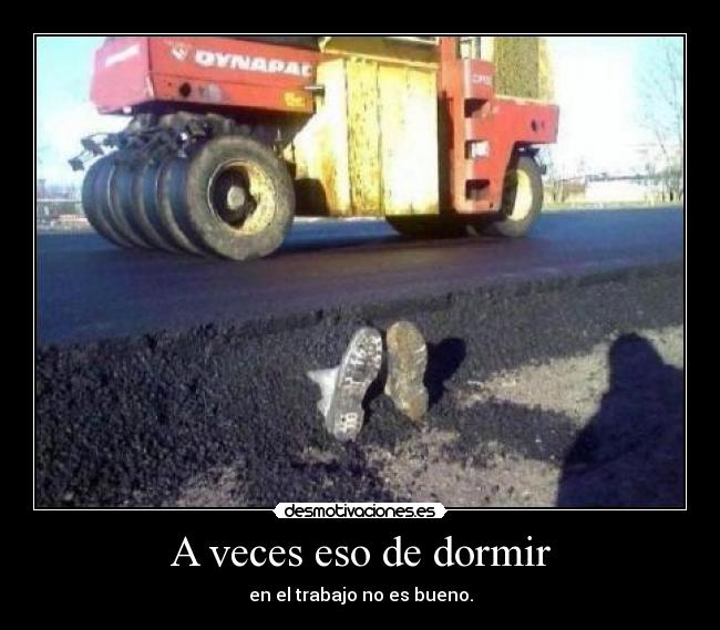 A veces eso de dormir - 