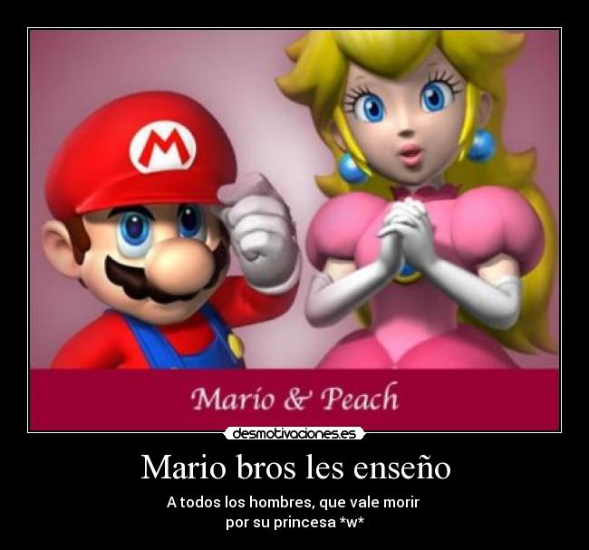 Mario bros les enseño -