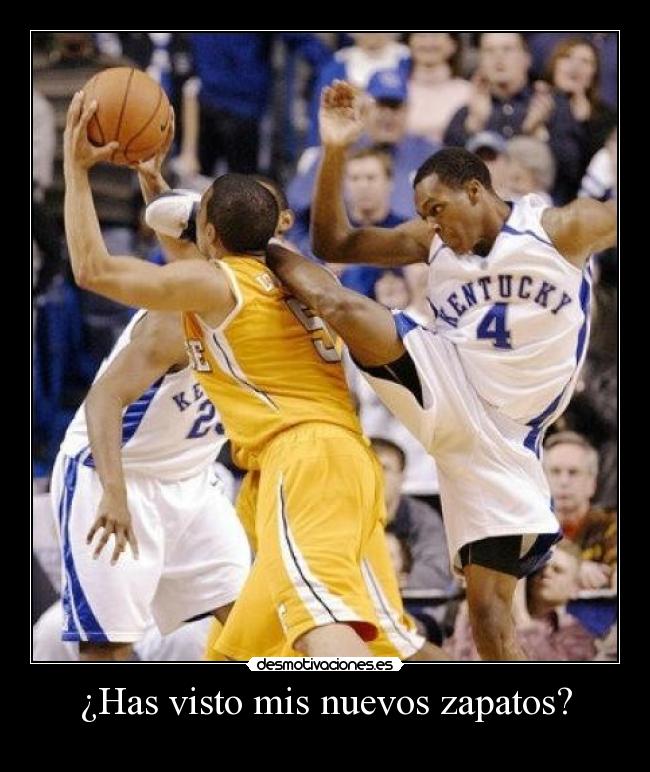 ¿Has visto mis nuevos zapatos? -