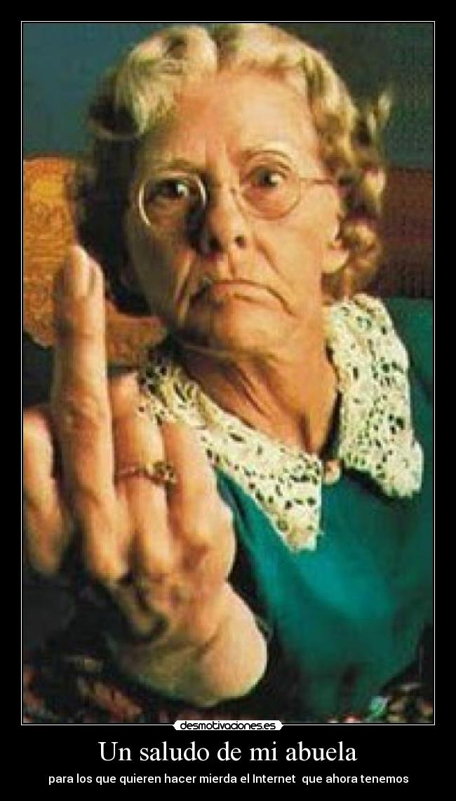 Un saludo de mi abuela -