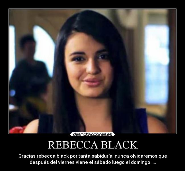 REBECCA BLACK - 