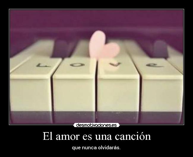 El amor es una canción -
