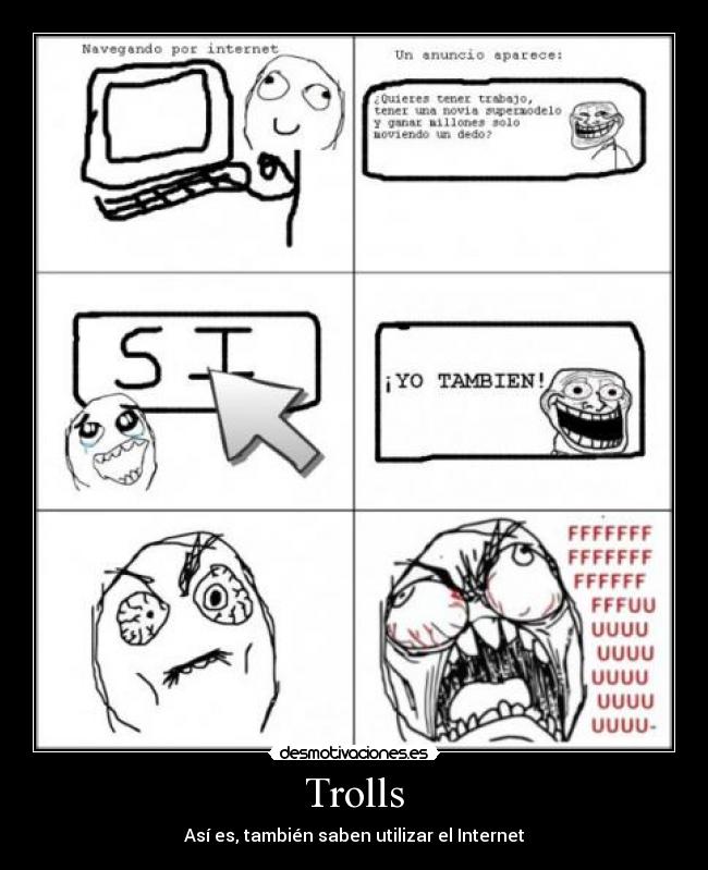 carteles troll navegando por desmo desmotivaciones