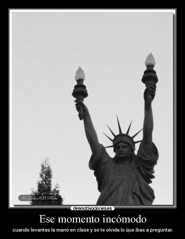 Ese momento incómodo -