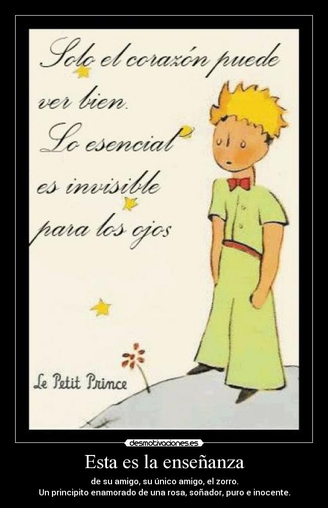 Esta es la enseñanza -