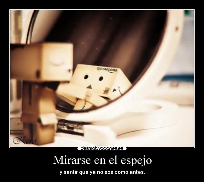 Mirarse en el espejo -
