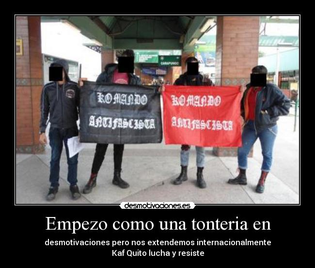 carteles skinheadspirit clanantifas kaf indignados desmotivados trojanbotijo estrellas rojas desmotivaciones