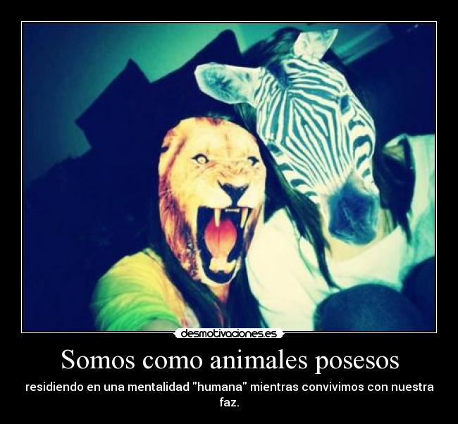 Somos como animales posesos - 