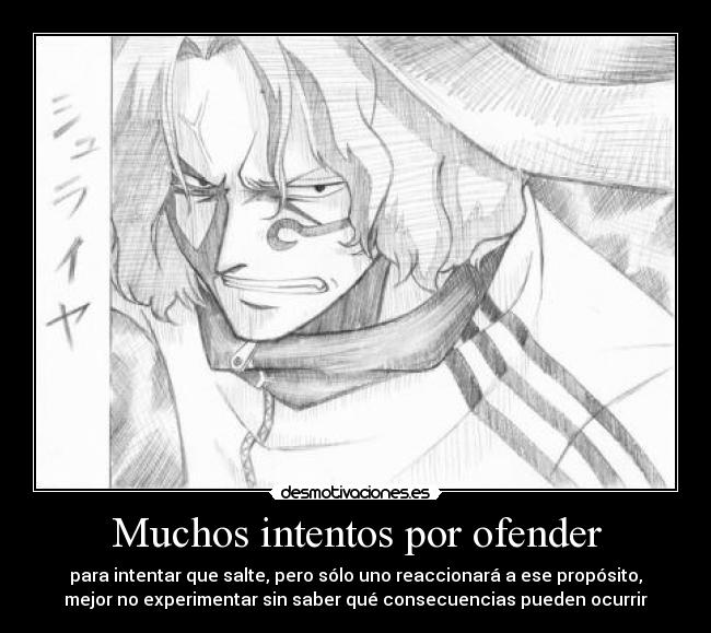 carteles one piece intentos ofender saltar solo reaccionar proposito mejor experimentar saber ocurrir desmotivaciones