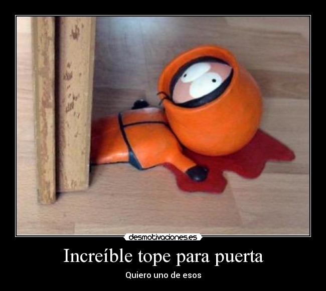 Increíble tope para puerta - Quiero uno de esos