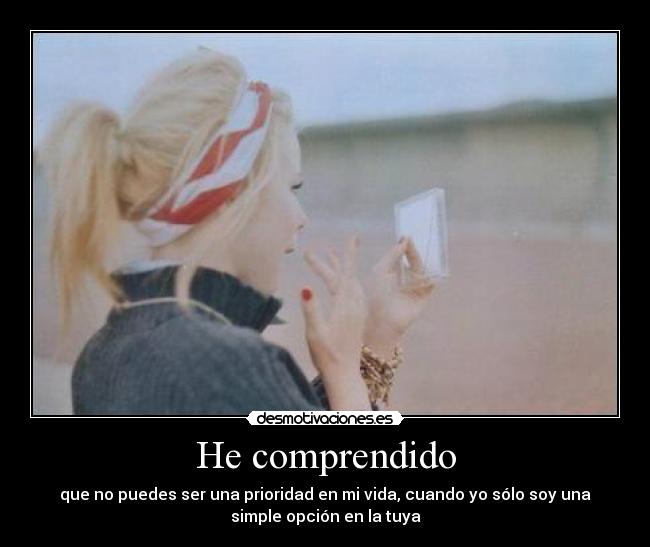 He comprendido - 