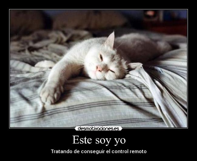 Este soy yo - Tratando de conseguir el control remoto