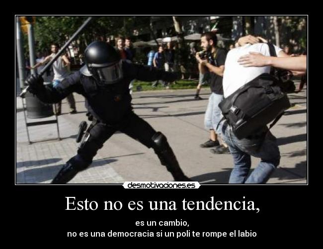 Esto no es una tendencia, -