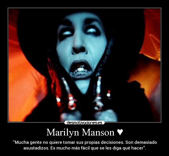 Marilyn Manson ♥ -
