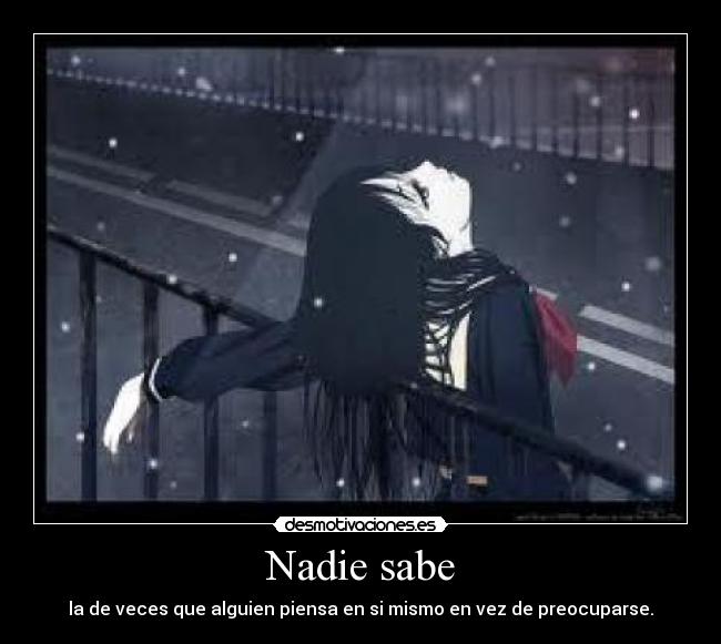 Nadie sabe - 