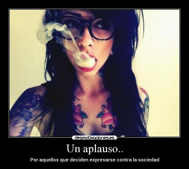 Un aplauso.. - 