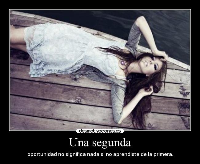 Una segunda -