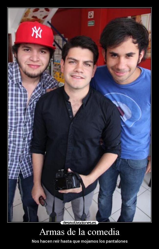 Armas de la comedia - Nos hacen reír hasta que mojamos los pantalones