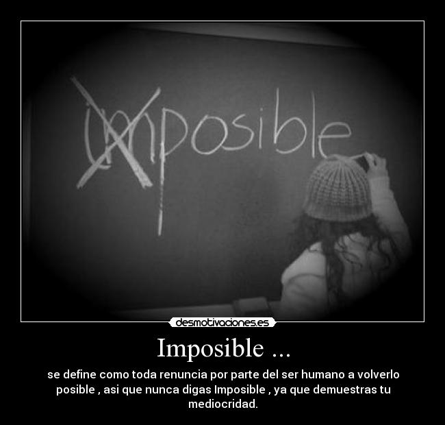 Imposible ... -