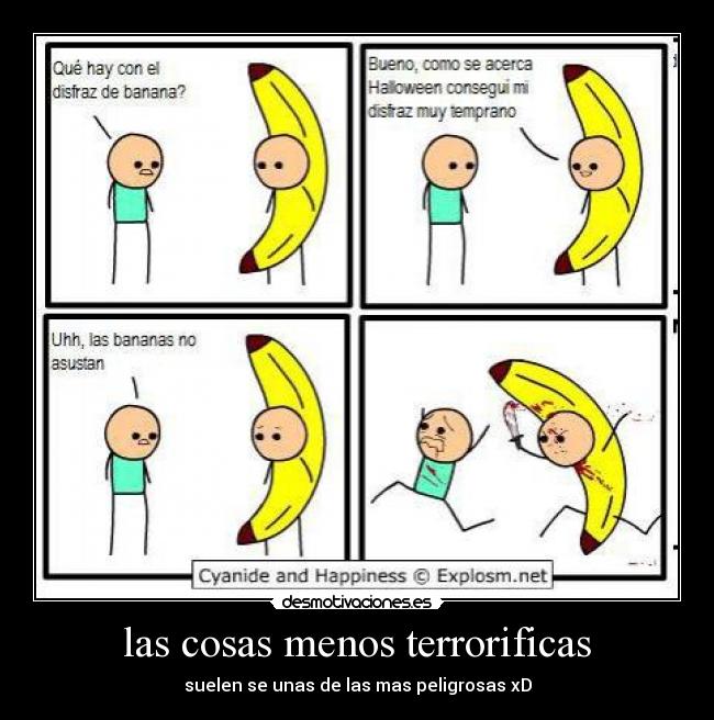 las cosas menos terrorificas - 