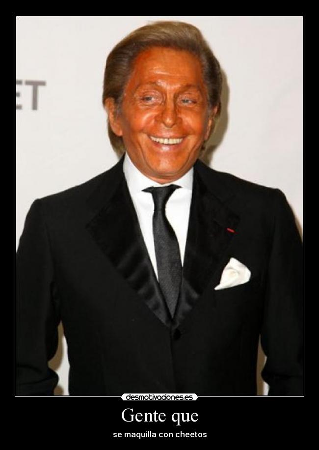 Gente que - se maquilla con cheetos