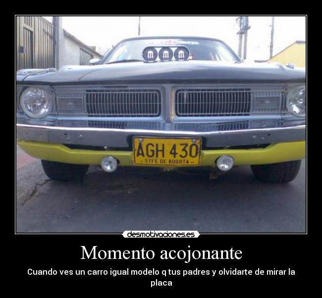 Momento acojonante -