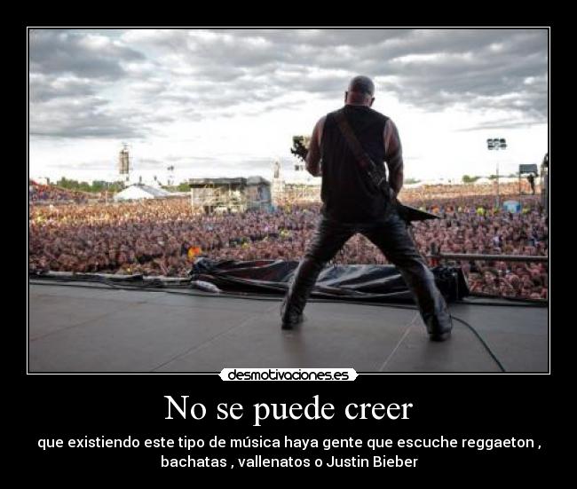 No se puede creer -