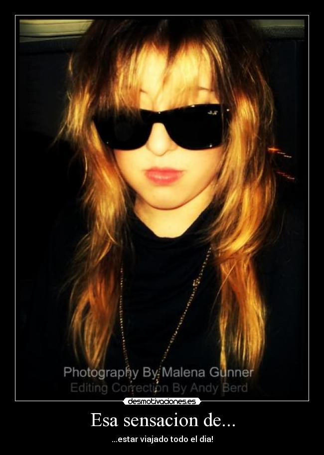 carteles sensacion viajado desmotivaciones