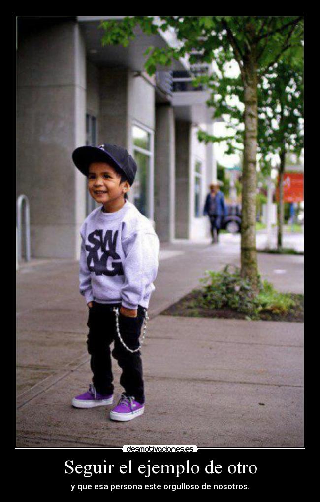 Seguir el ejemplo de otro -