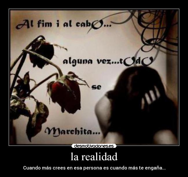 la realidad -