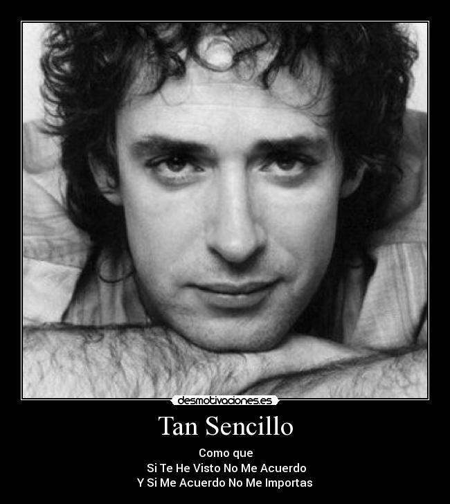 Tan Sencillo -