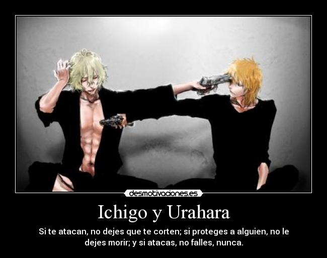 Ichigo y Urahara -