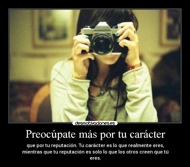 carteles caracter caracter desmotivaciones