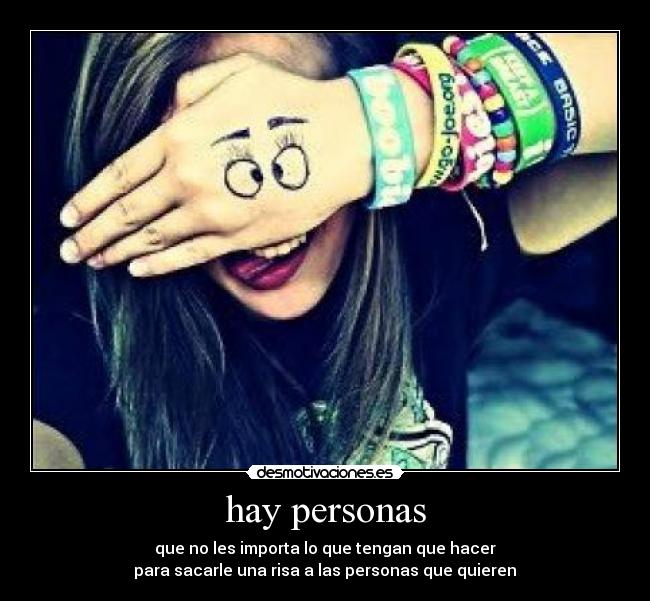 hay personas -
