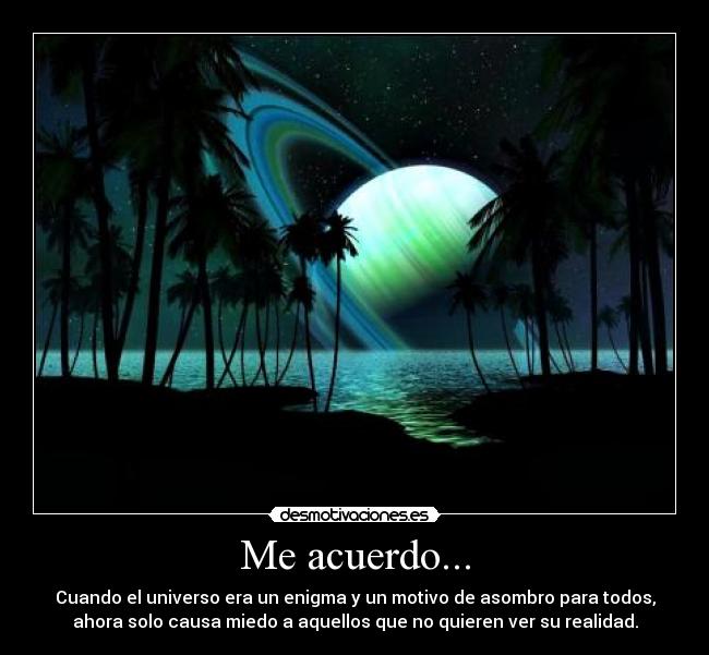 Me acuerdo... -