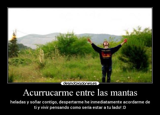 Acurrucarme entre las mantas - 