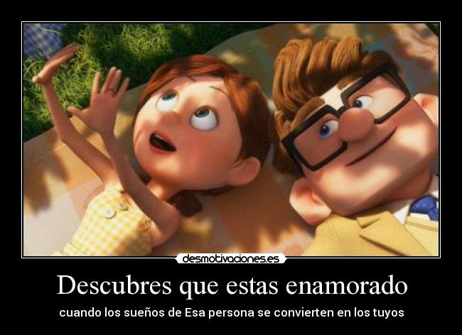 Descubres que estas enamorado -