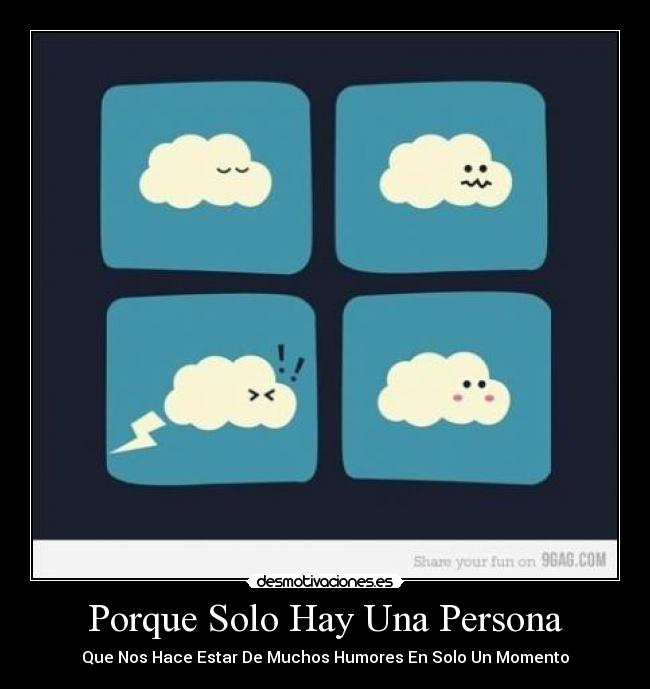 Porque Solo Hay Una Persona -