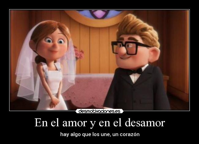 En el amor y en el desamor - hay algo que los une, un corazón