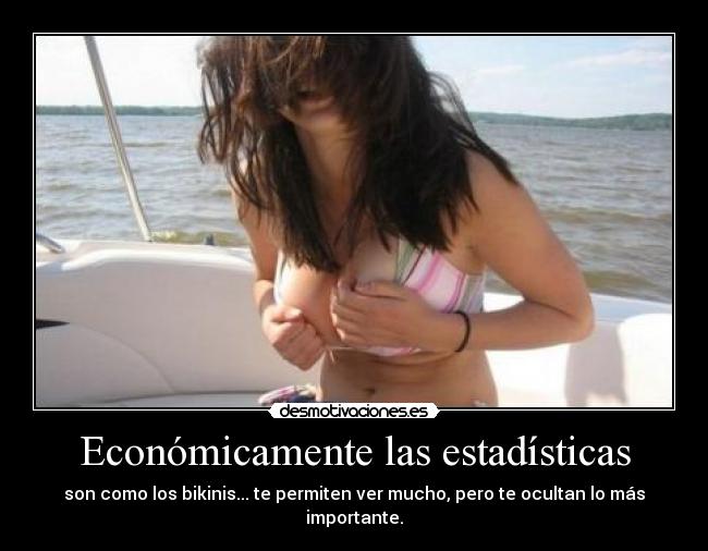 Económicamente las estadísticas -