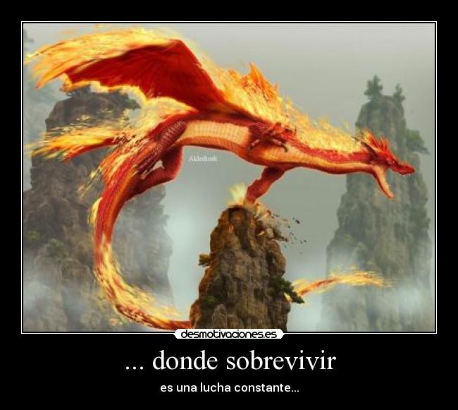 ... donde sobrevivir -